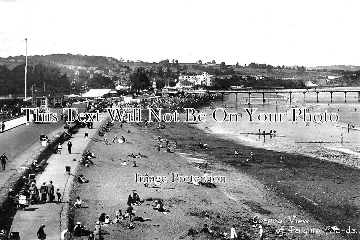 DE 3098 - View Of Paignton Sands, Devon