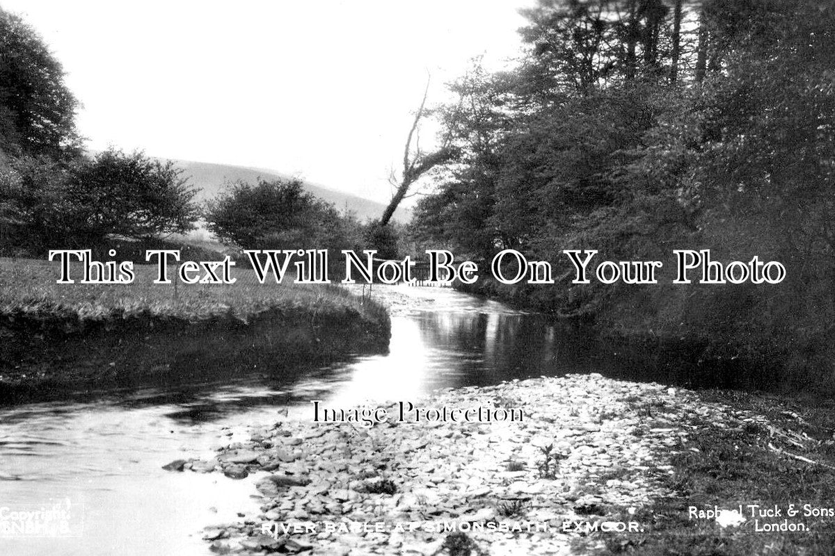 DE 3111 - River Barle At Simonsbath, Devon c1934