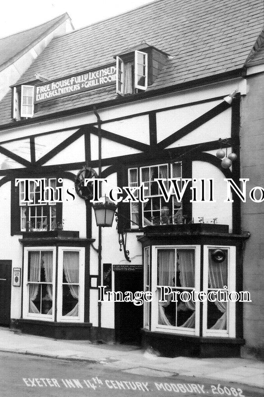DE 3134 - Exeter Inn Pub, Modbury, Devon c1950