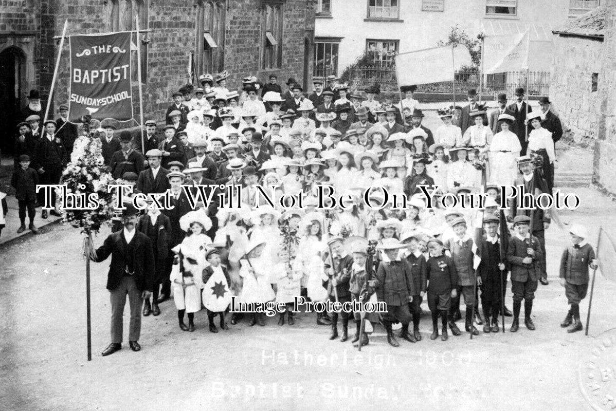 DE 3217 - Hatherleigh Baptist Sunday School, Devon 1908
