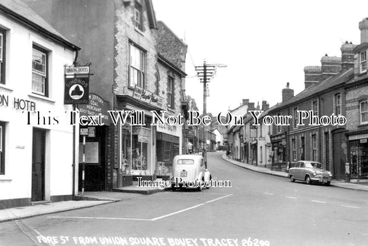 DE 3299 - Fore Street From Union Square, Bovey Tracey, Devon