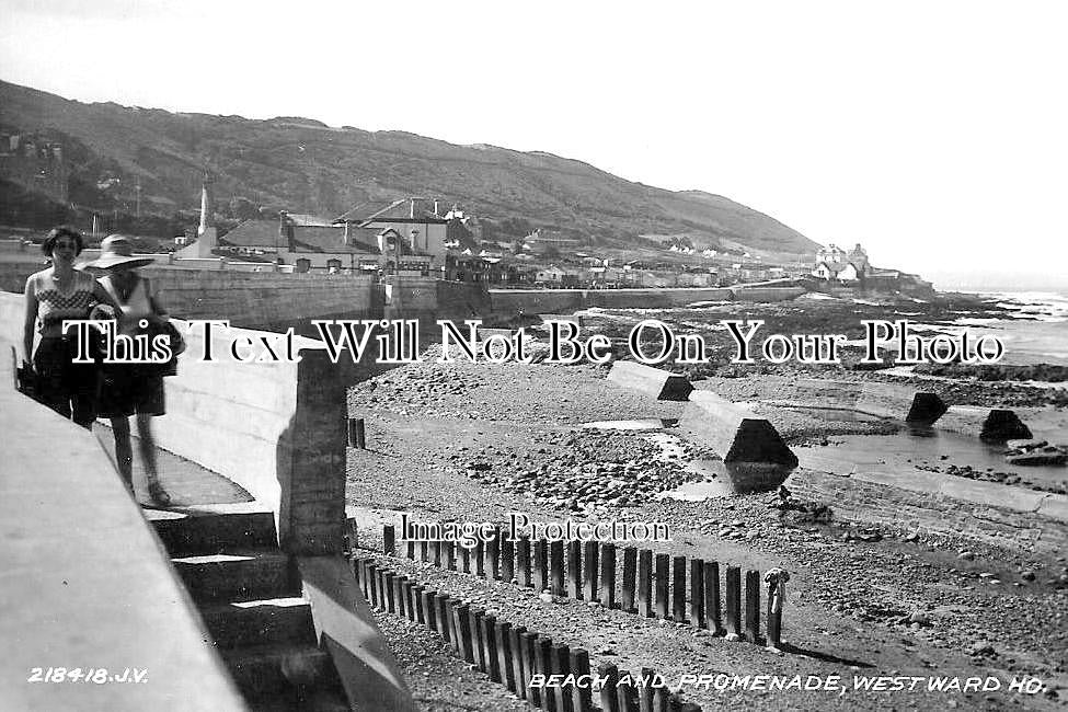 DE 3489 - Beach & Promeande, Westward Ho, Devon