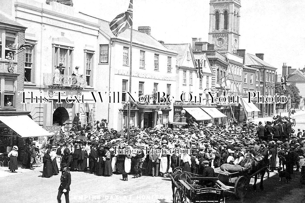 DE 3493 - Empire Day, Honiton, Devon 1909