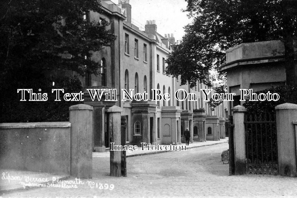 DE 350 - Lipson Terrace Off Lipson Road, Plymouth, Devon c1904