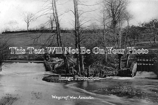 DE 352 - Weycroft Wier, Axminster, Devon c1912
