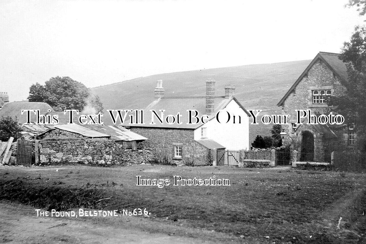 DE 3525 - The Pound, Belstone, Devon c1905