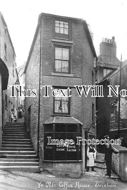 DE 3555 - Ye Olde Coffin House, Brixham, Devon c1910
