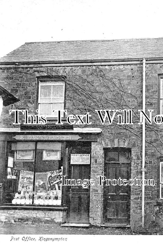 DE 3577 - Kings Nympton Post Office, Devon c1905