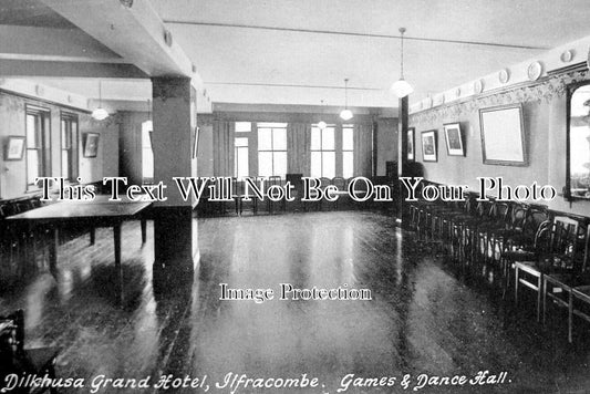 DE 3607 - Games & Dance Hall, Dilkhusa Grand Hotel, Ilfracombe, Devon