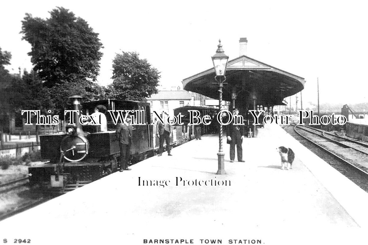 DE 3630 - Barnstaple Town Railway Station, Devon c1910