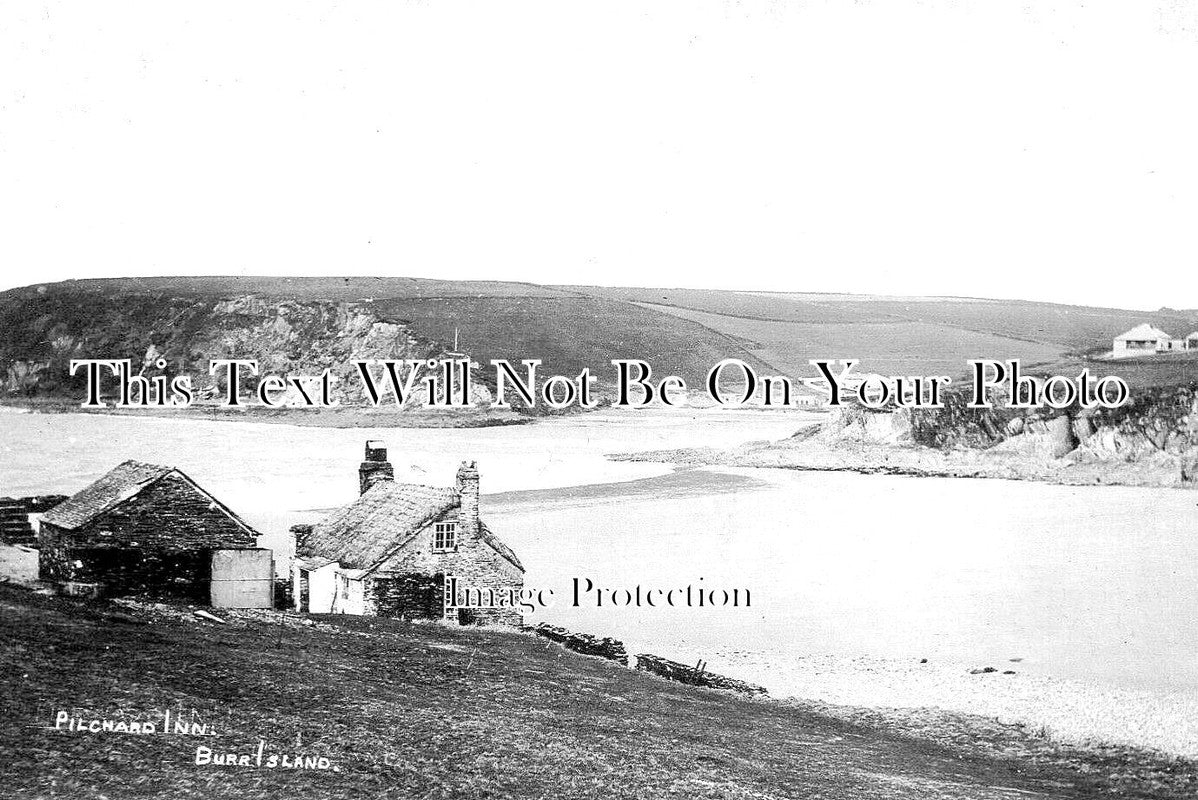 DE 3661 - Pilchard Inn Pub, Burgh Island, Bigbury On Sea, Devon c1913
