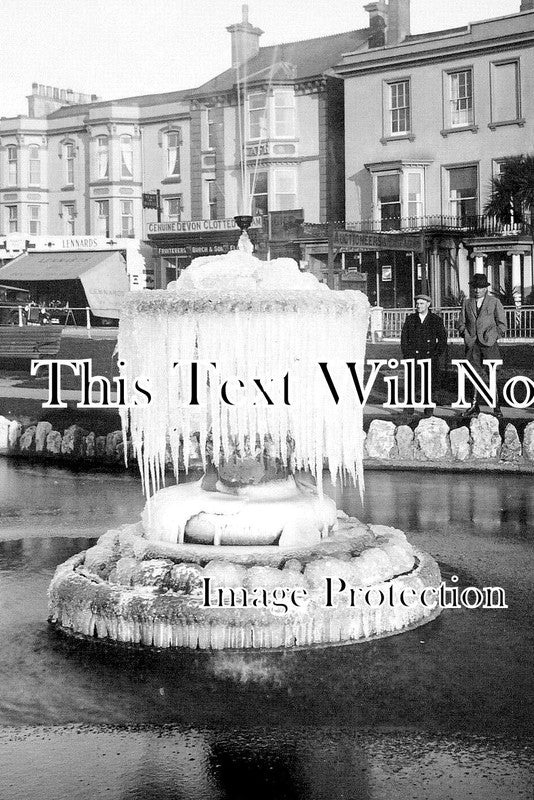 DE 3683 - Frozen Fountain, Dawlish, Devon 1933