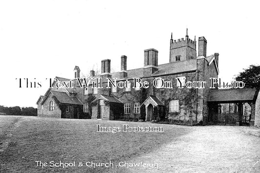 DE 3710 - The School & Church, Chawleigh, Devon