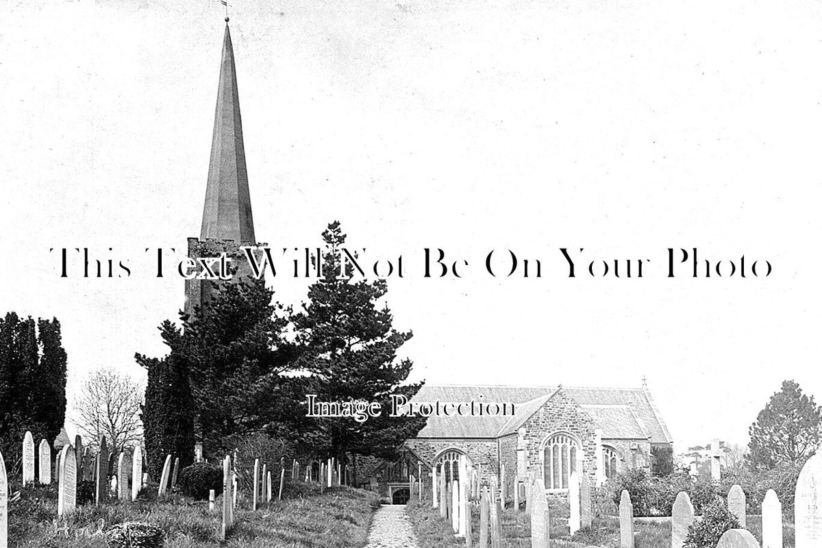 DE 3711 - Holbeton Church, Plymouth, Devon c1904
