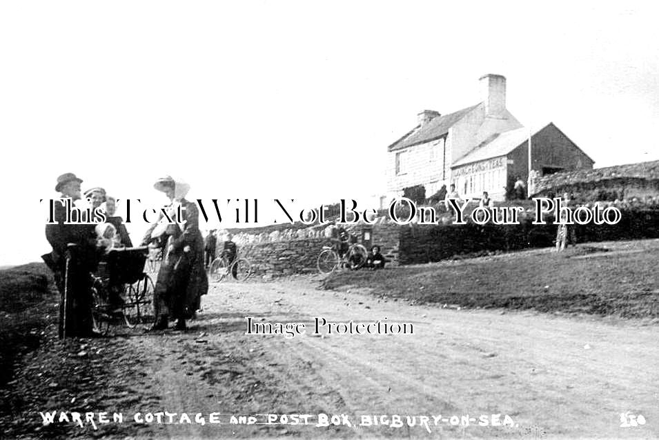 DE 3751 - Warren Cottage & Post Box, Bigbury On Sea, Devon