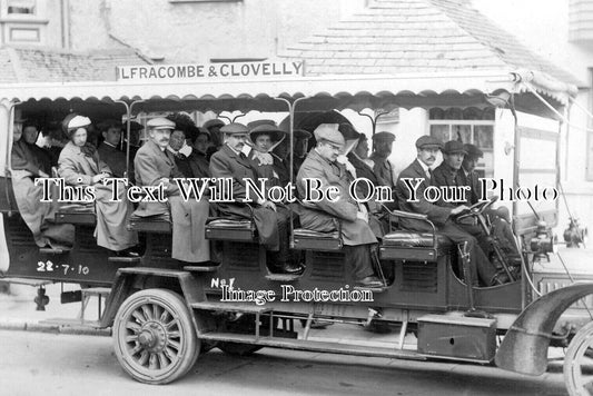DE 3801 - Ilfracombe & Clovelly Charabanc Outing, Devon c1910