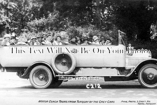 DE 3845 - Grey Cars Charabanc, Torquay, Devon