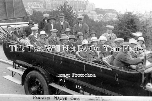 DE 3852 - Parkers Mauve Cars Charabanc, Ilfracombe, Devon