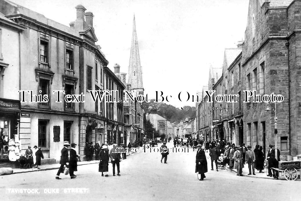 DE 3860 - Duke Street, Tavistock, Devon c1938