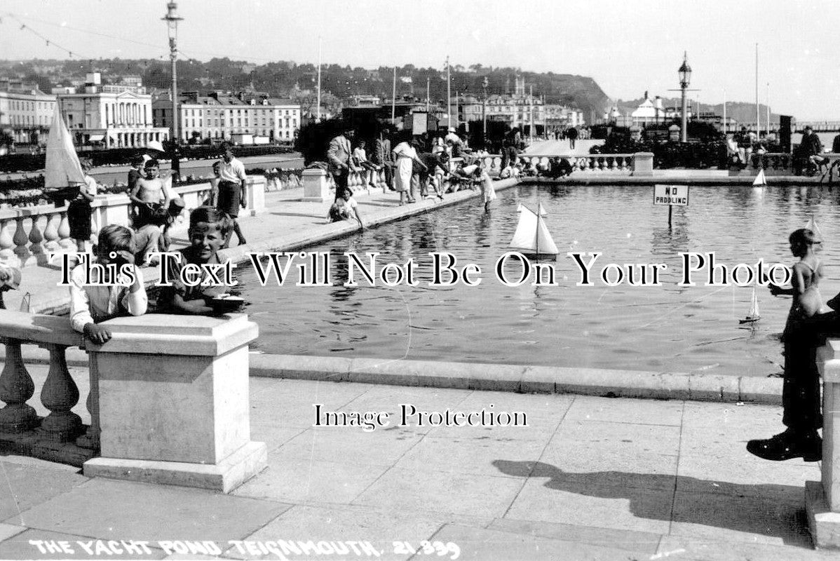DE 3871 - The Yacht Pond, Teignmouth, Devon
