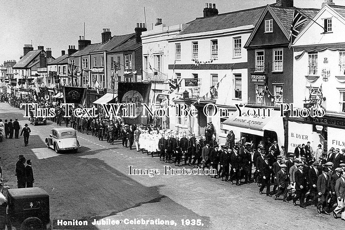 DE 3907 - Honiton Jubilee Celebrations, Devon 1935