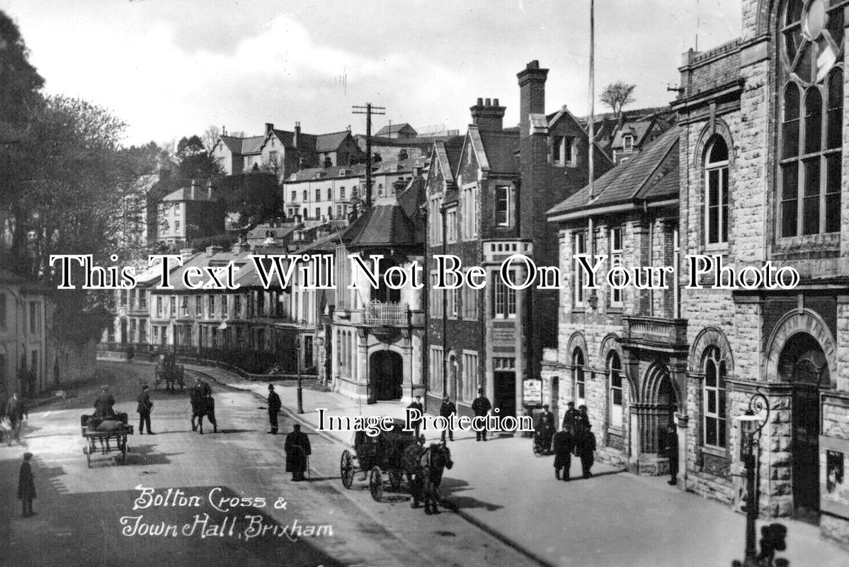 DE 3943 - Bolton Cross & Town Hall, Brixham, Devon – JB Archive