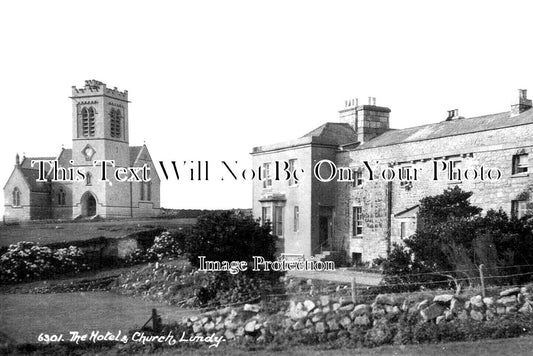 DE 3946 - The Hotel & Church, Lundy, Devon