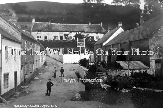 DE 3948 - The Masons Arms Pub, Branscombe, Devon c1909