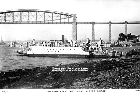 DE 3958 - Saltash Ferry & Royal Albert Bridge, Plymouth, Devon
