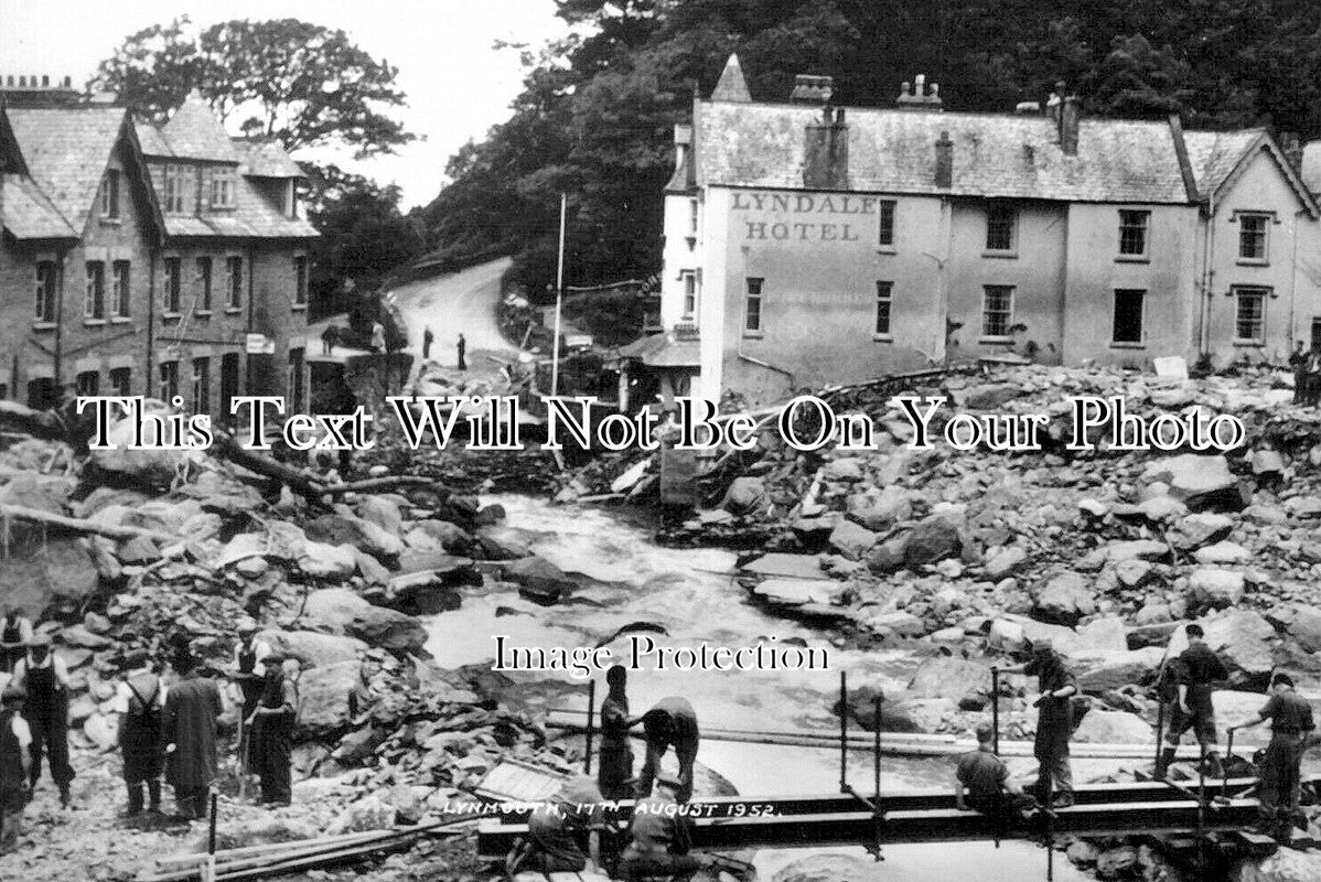 DE 3981 - Lynmouth Flood Disaster, Devon 1952