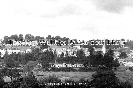 DE 3990 - Uffculme From High Park, Devon c1916