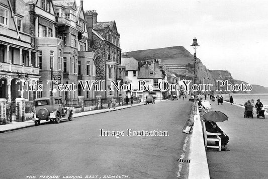 DE 3991 - The Parade, Sidmouth, Devon c1938