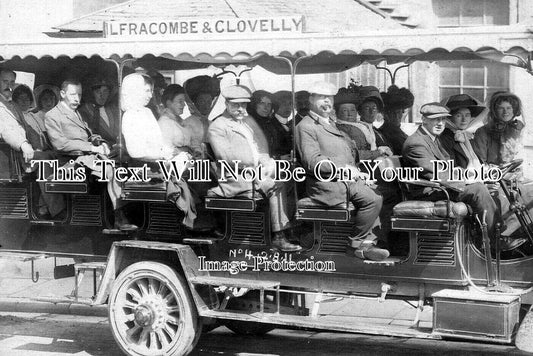 DE 4009 - Ilfracombe & Clovelly Charabanc, Devon c1911