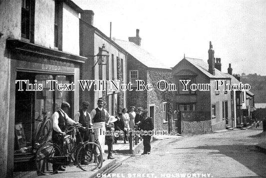 DE 4020 - Chapel Street, Holsworthy, Devon c1914