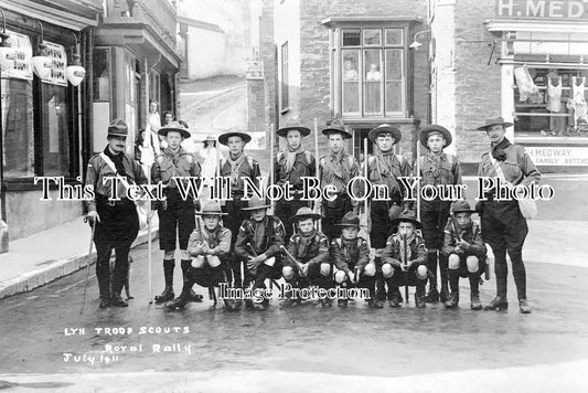 DE 4028 - Lynton Troop Scouts Royal Rally, Boy Scouts, Devon 1911