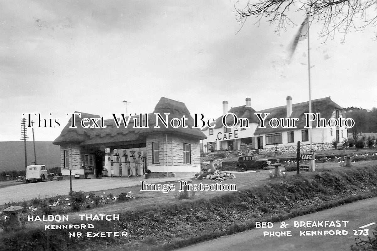 DE 404 - Petrol Station, Haldon Thatch, Kennford, Devon