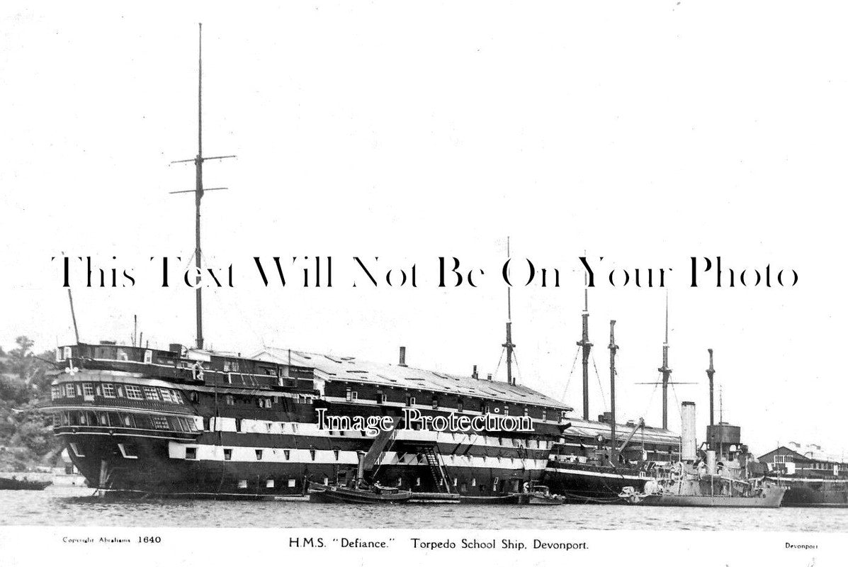DE 4044 - HMS Defiance Torpedo School Ship, Devonport, Devon