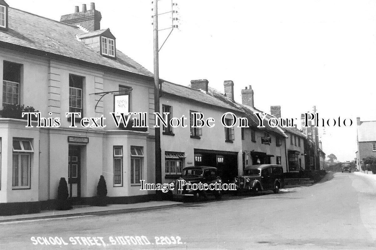 DE 4057 - The Rising Sun Pub, School Street, Sidford, Devon