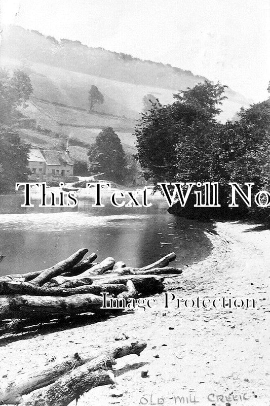 DE 4082 - Old Mill Creek, Dartmouth, Devon c1903