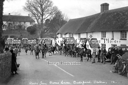 DE 4141 - The Hoops Inn Pub, Horns Cross, Bideford, Devon