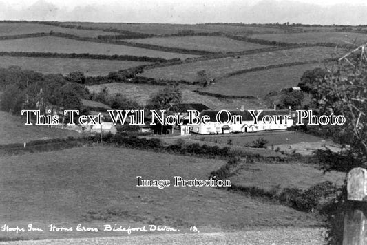 DE 4171 - Hoops Inn Pub, Horns Cross, Bideford, Devon c1935