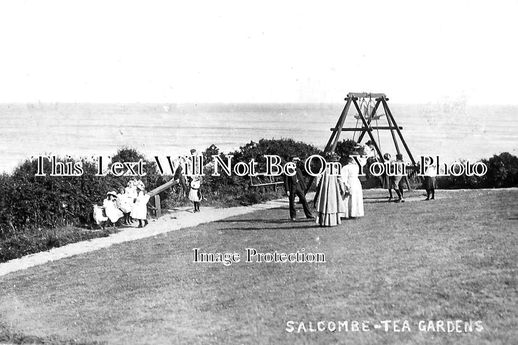 DE 4197 - Salcombe Tea Gardens, Devon c1911