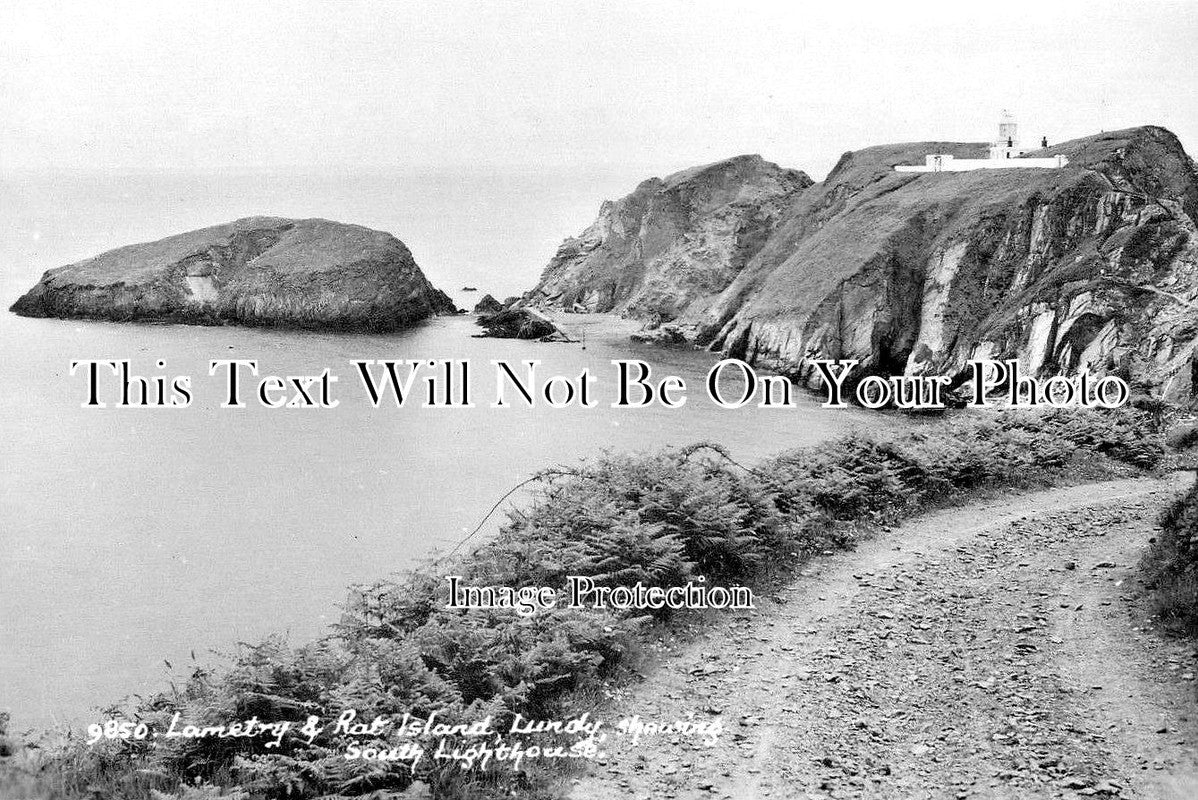 DE 4204 - The Lametry & Rat Island Lighthouse, Lundy Island, Devon