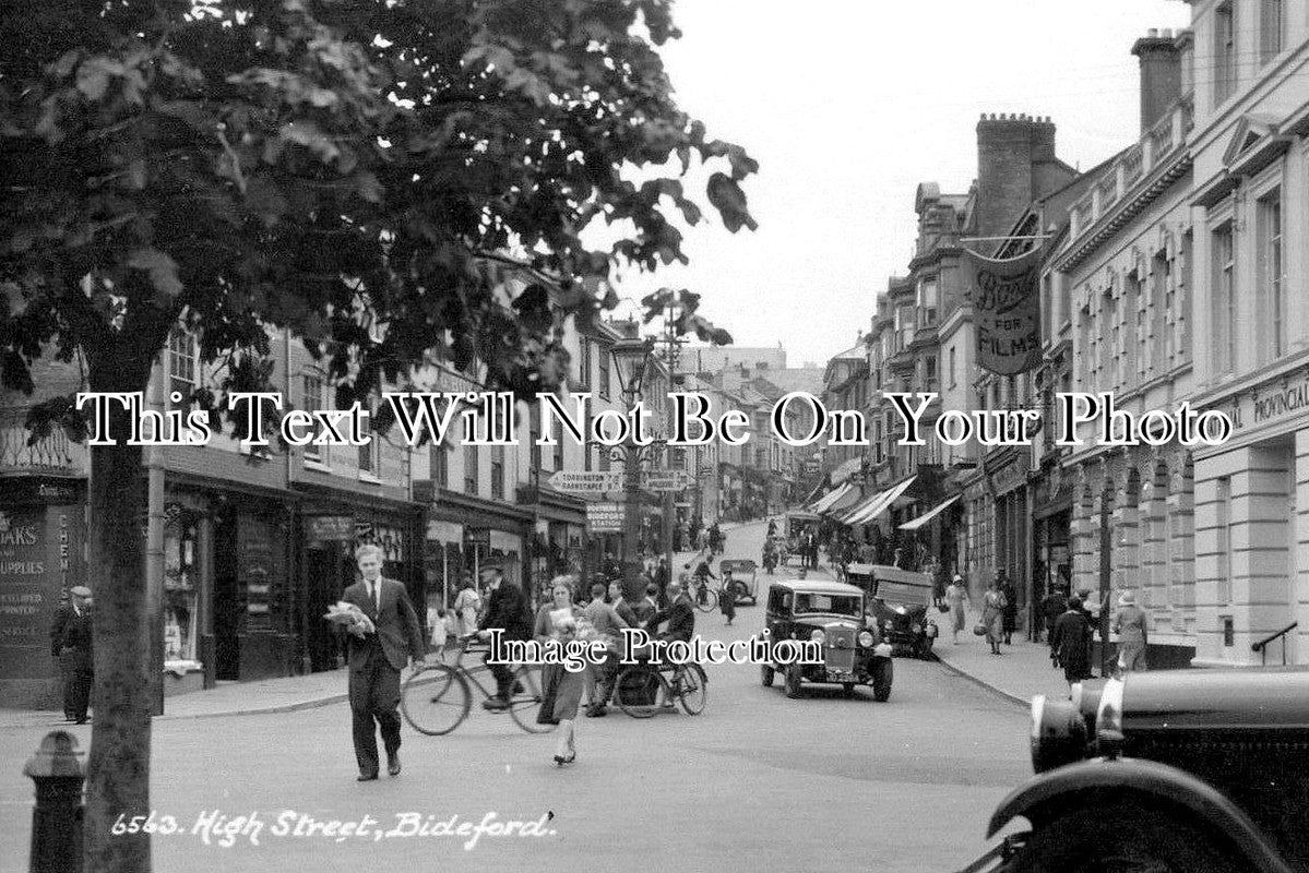 DE 4221 - High Street, Bideford, Devon c1932
