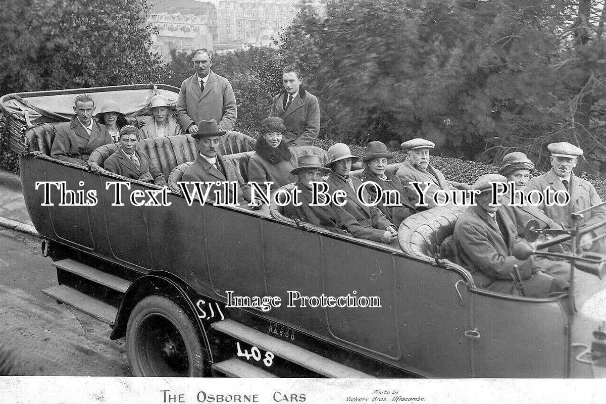 DE 4234 - The Osborne Cars Charabanc, Ilfracombe, Devon c1910