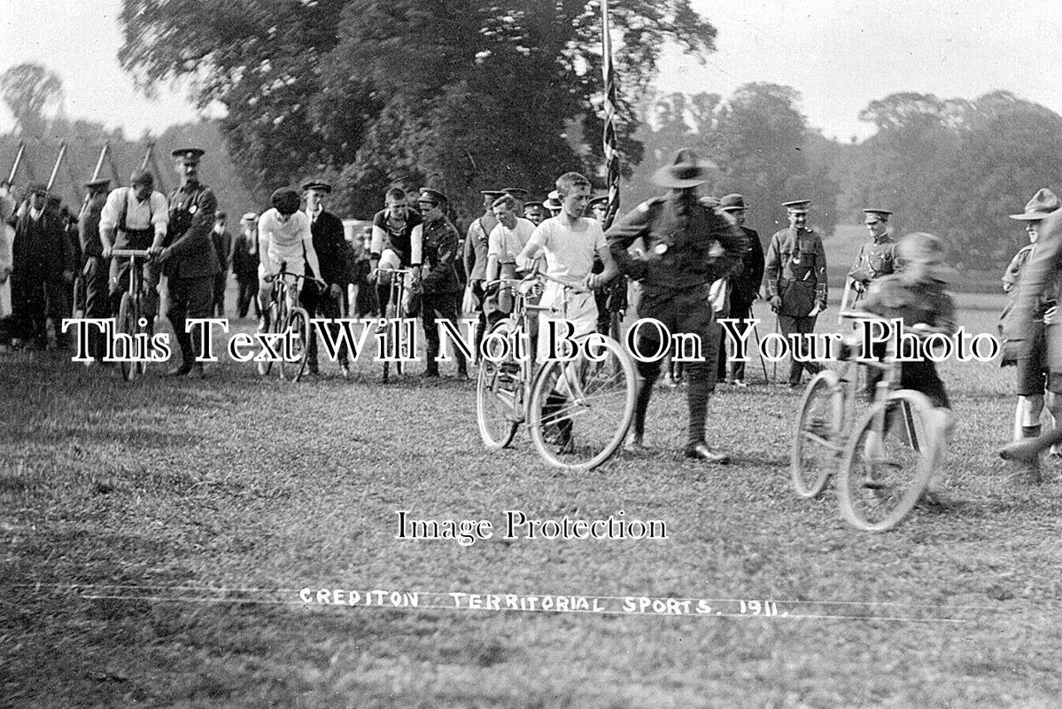 DE 4276 - Crediton Territorial Sports, Devon 1911