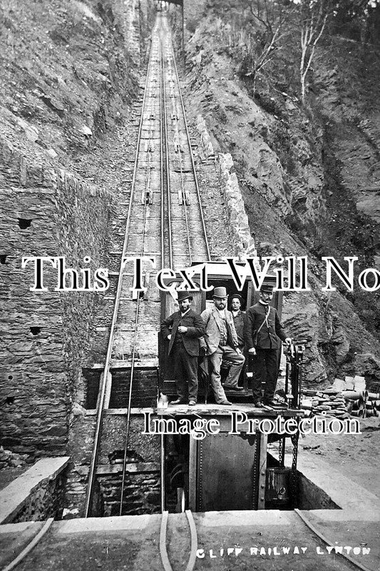 DE 4300 - Cliff Railway, Lynton, Devon c1914