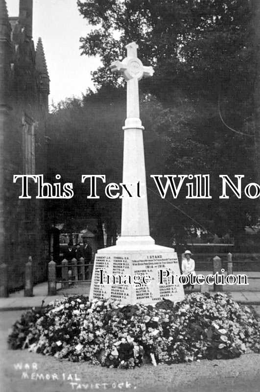 DE 4382 - Tavistock War Memorial, Devon c1920