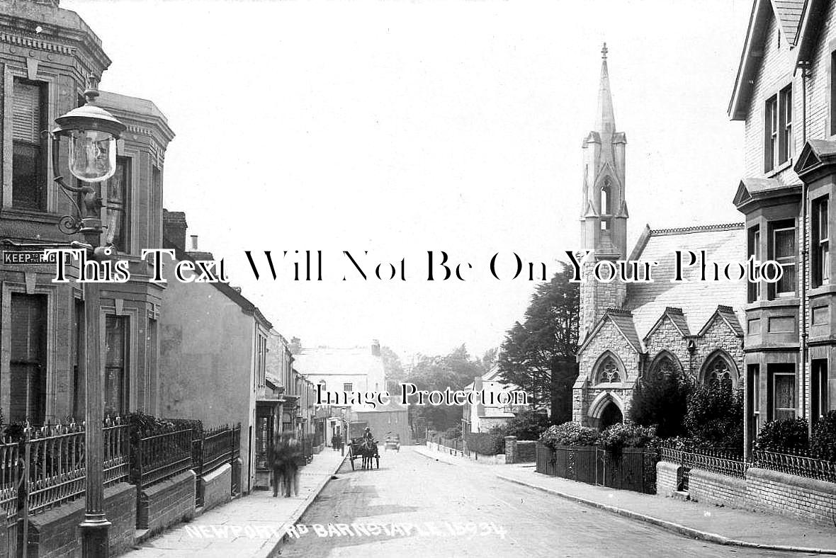 DE 4383 - Newport Road, Barnstaple, Devon c1924