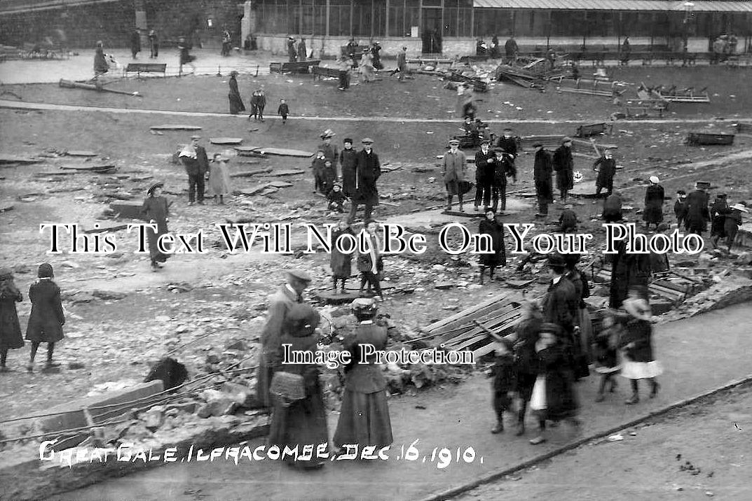 DE 4405 - Great Gale At Ilfracombe, Devon 1910